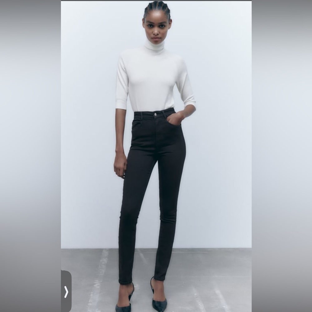 Black zara jeans USA 2